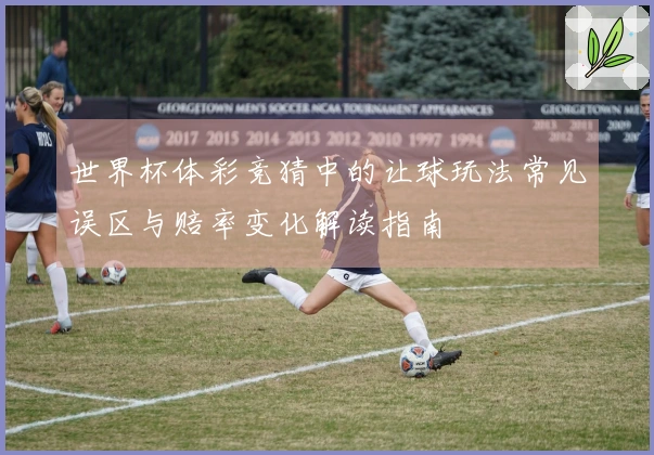 世界杯体彩竞猜中的让球玩法常见误区与赔率变化解读指南